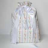 Floral Stripe Heirloom Santa Sack