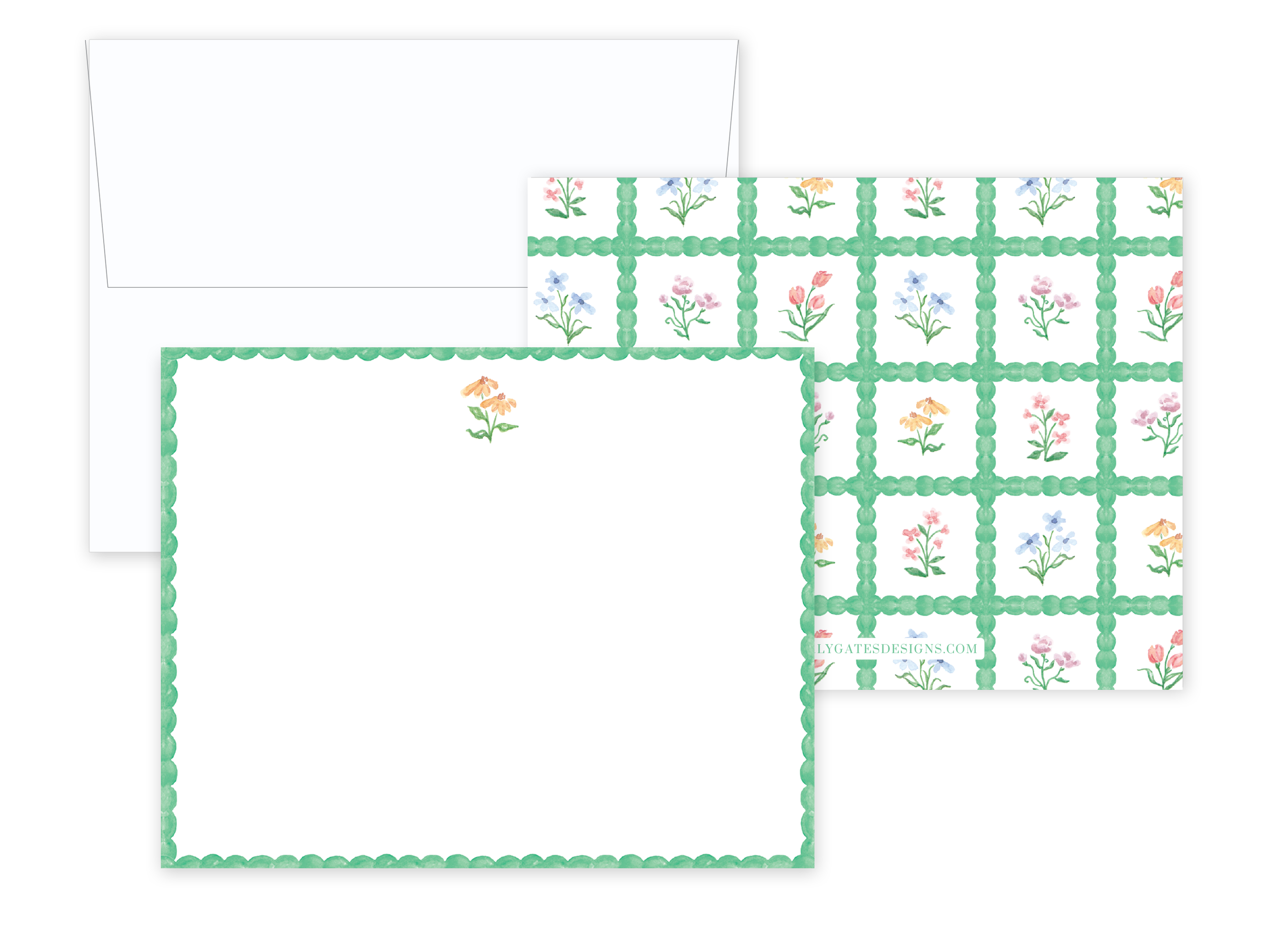 Whimsy Floral Stationery-SQ4634791