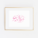 Wild West Cowboy Toile Print- Pink-SQ1137840