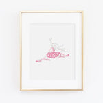 Ballet Bunny Twirl Art Print-SQ0020238