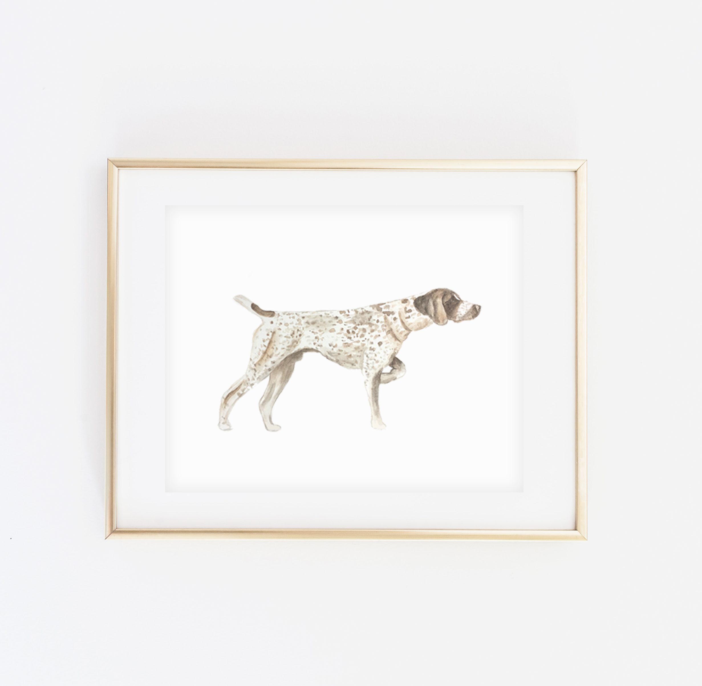 German Shorthair Pointer Art Print