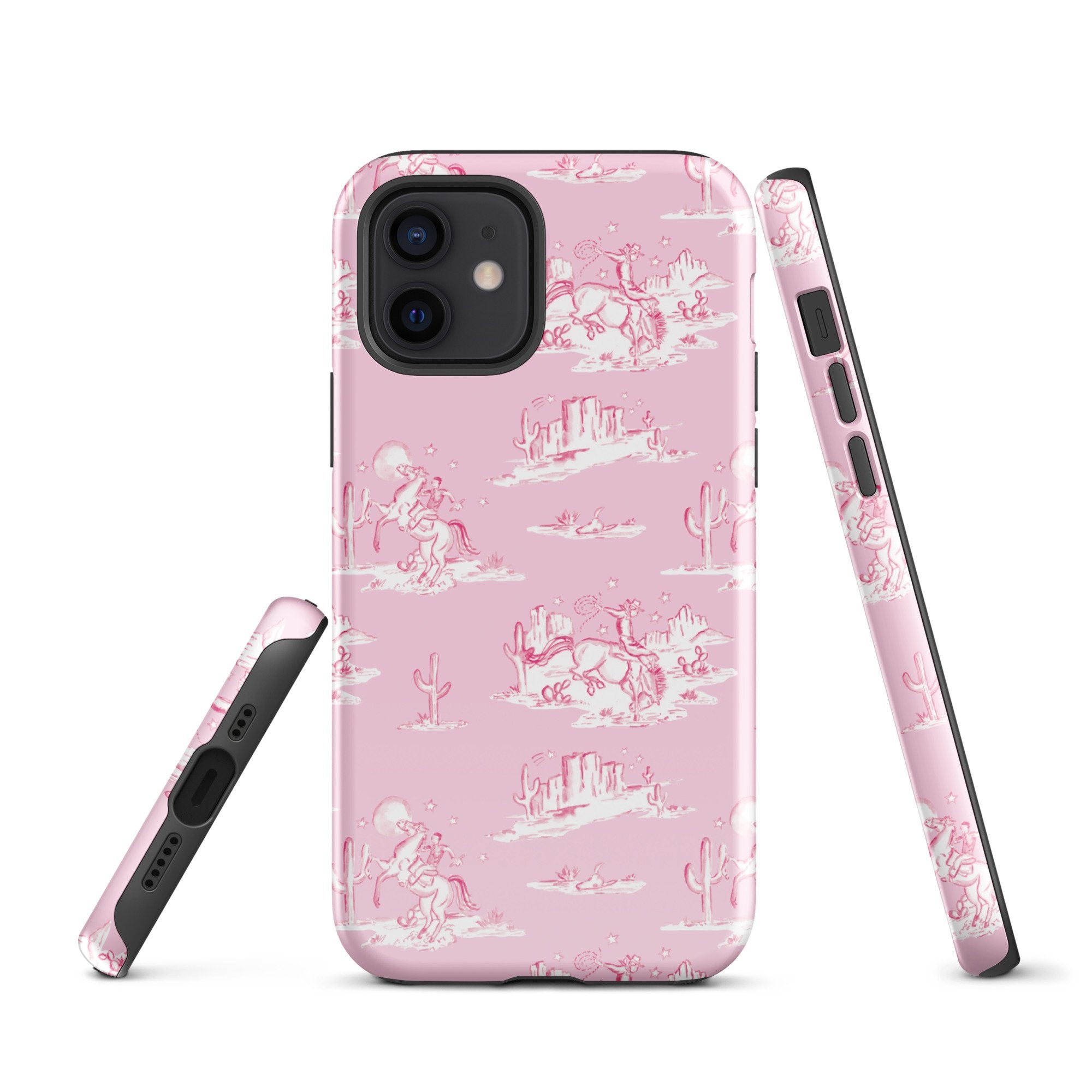 iPhone Case: Wild West Pink Toile-667AE71C4A1DB_iPhone-15-Pro-Max