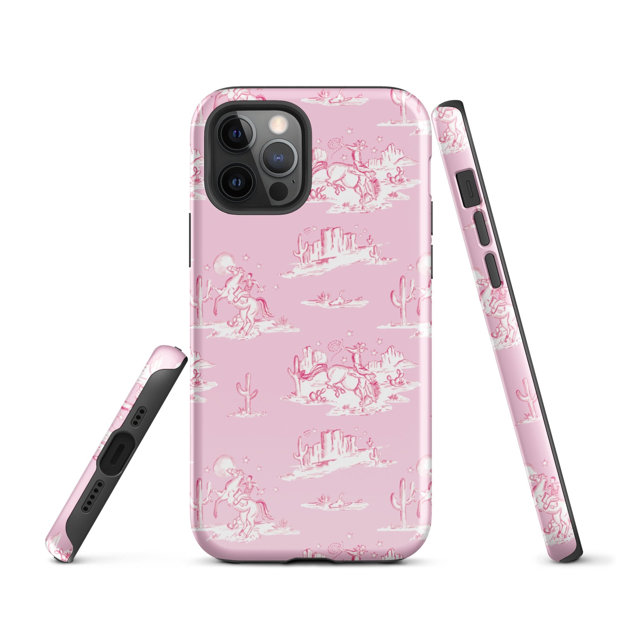 iPhone Case: Wild West Pink Toile-667AE71C4A1DB_iPhone-15-Pro-Max