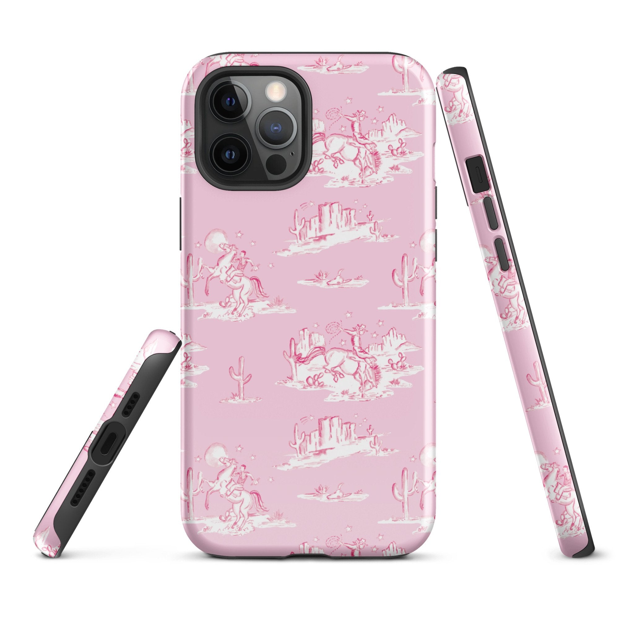 iPhone Case: Wild West Pink Toile-667AE71C4A1DB_iPhone-15-Pro-Max