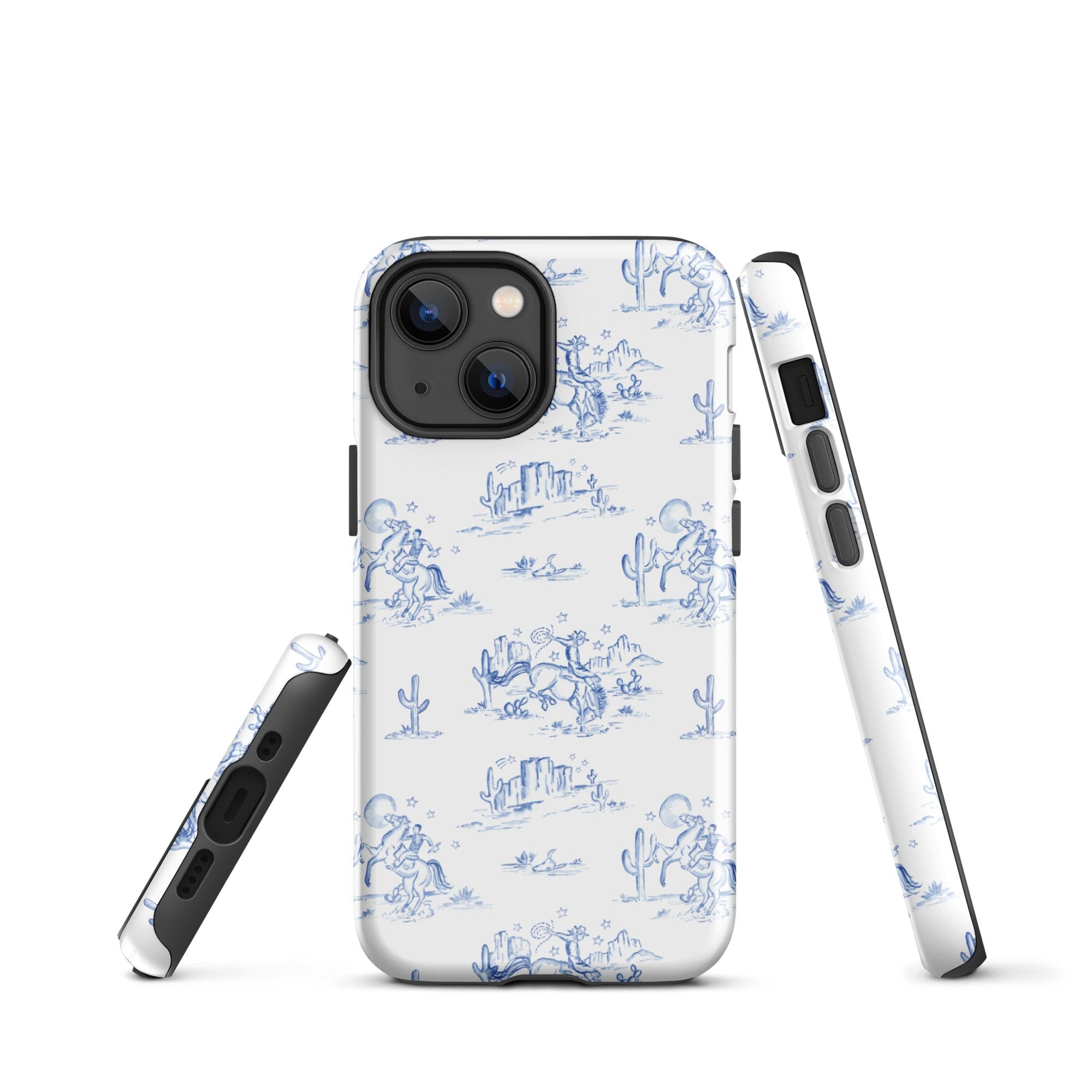 iPhone Case: Wild West Toile – Pearly Gates Designs iPhone Case: Wild West Toile – Pearly Gates Designs