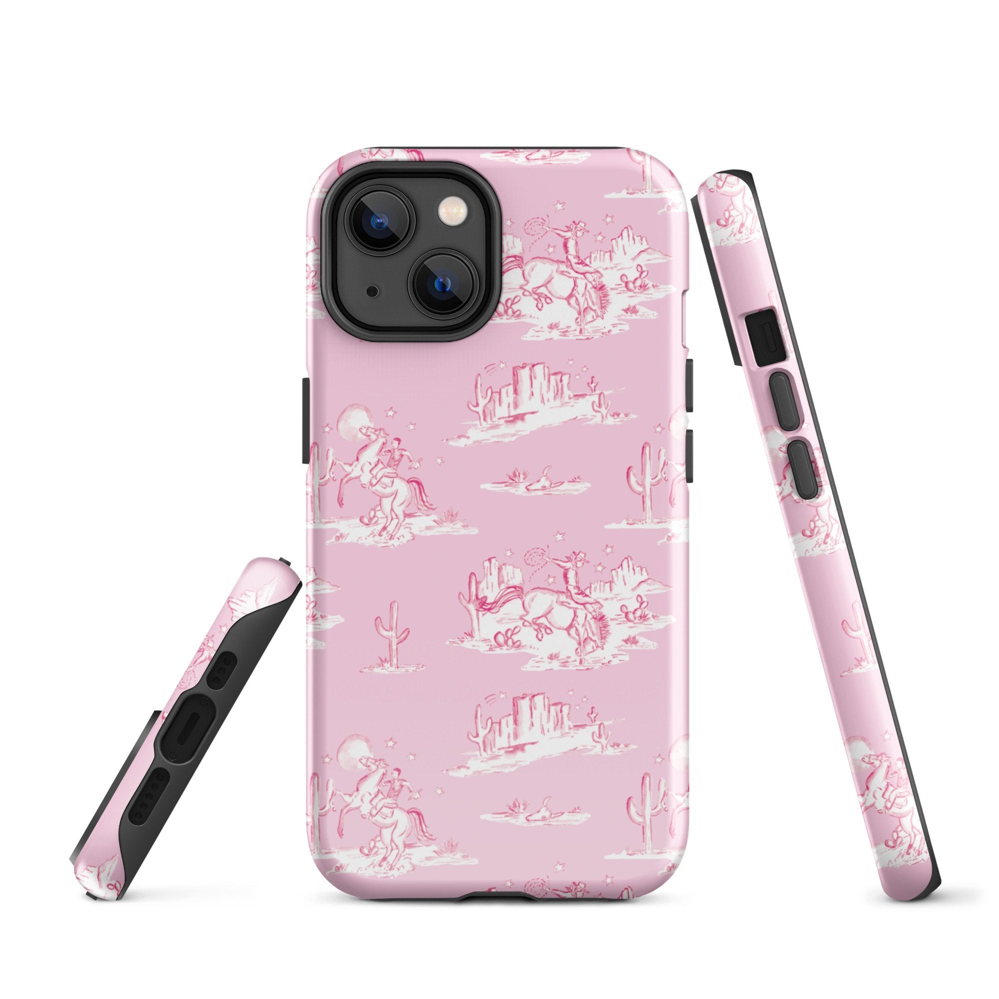 iPhone Case: Wild West Pink Toile-667AE71C4A1DB_iPhone-15-Pro-Max