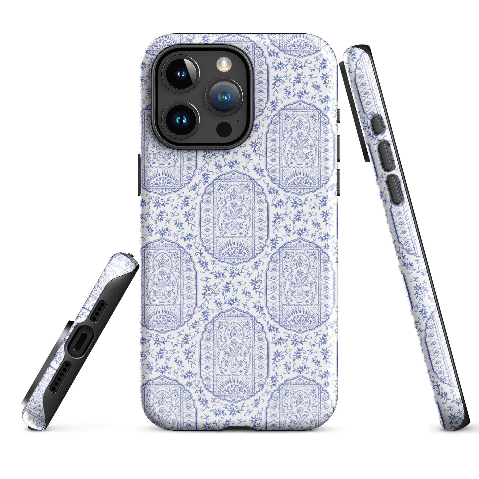 iPhone Case: Painted Porcelain in Blue-665F63185EB0C_iPhone-15-Pro-Max