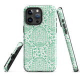 iPhone Case: Painted Porcelain in Green-666B136E9E933_iPhone-15-Pro-Max